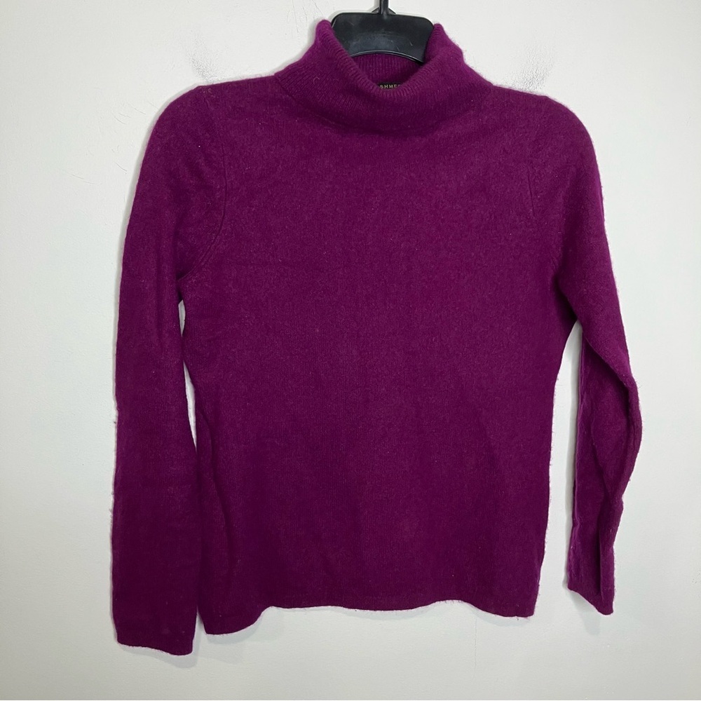 Charter club cashmere luxury sweater size small purple